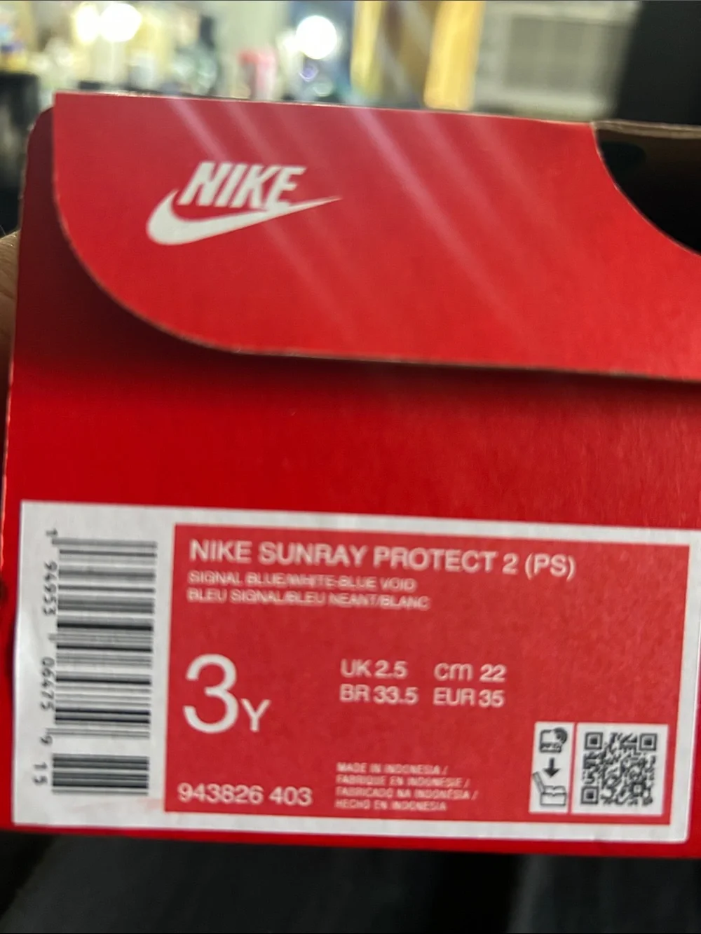 Nike Boys Blue Open-Toe Adjustable Sport Sandals
